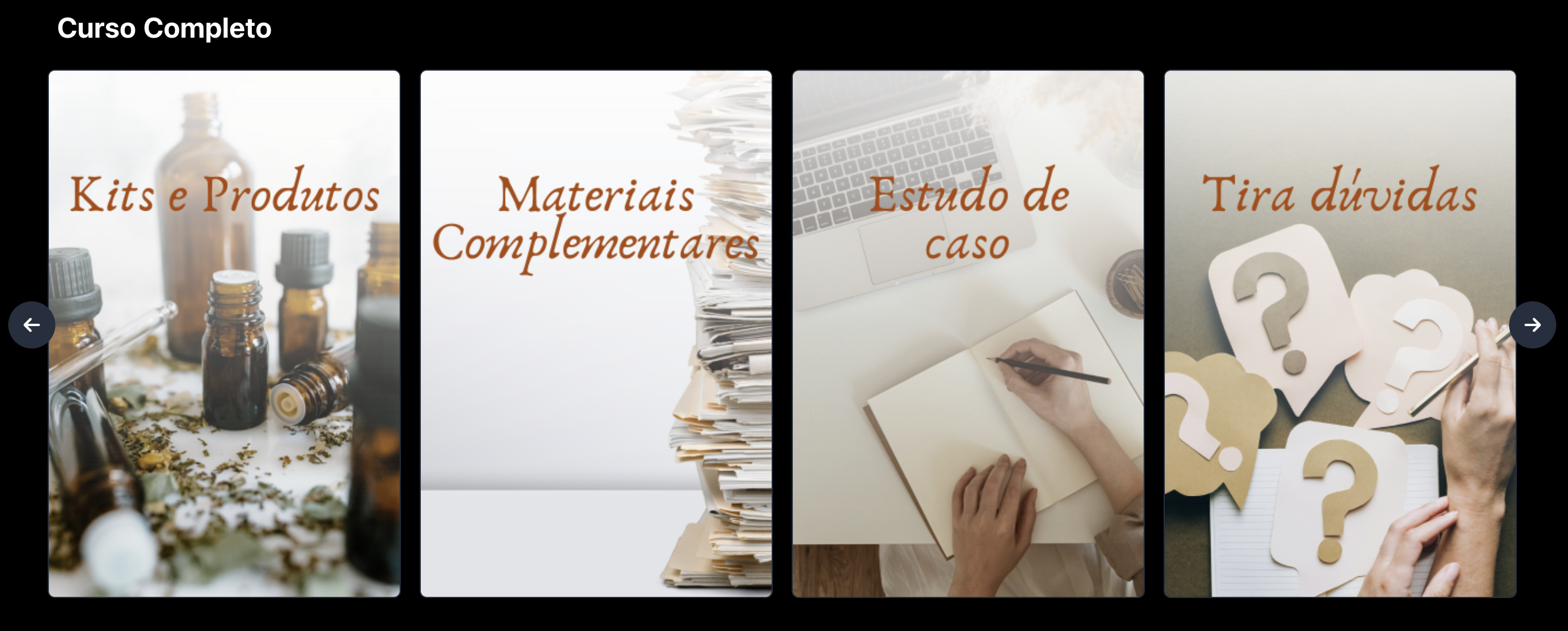 Conteúdo na plataforma